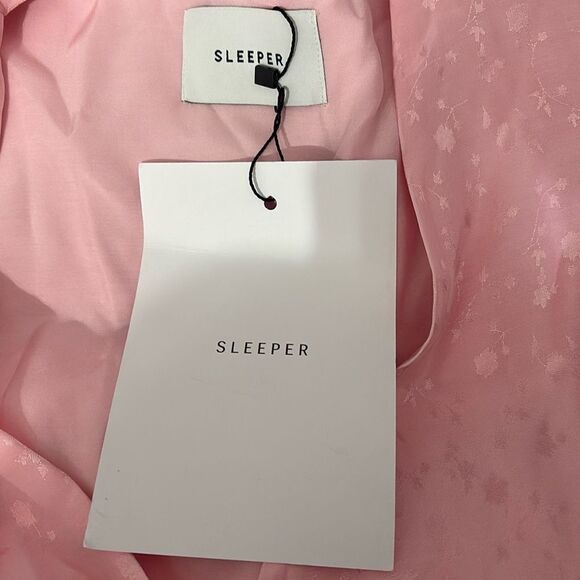 SLEEPER Lola Printed Midi Dress NWT Large $420 - Picture 10 of 10